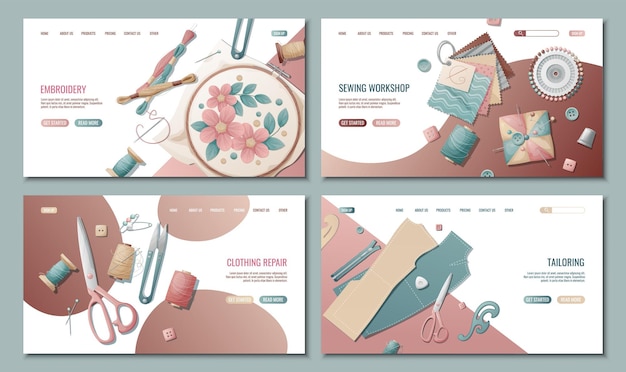 zestaw do haftu w pudełku